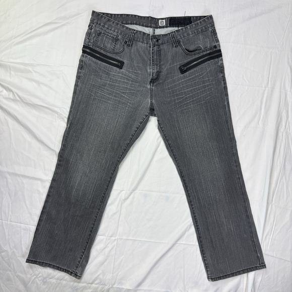 Marc Ecko Other - VTG Marc Ecko Jeans Cut and Sew Black Denim Men's 38x30 Straight Grunge Designer